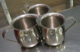 Winco Stainless Steel 8 oz. Creamers
