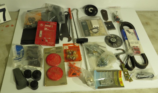 mixed tools and parts