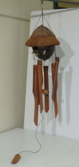 Bamboo and coconut wind chime