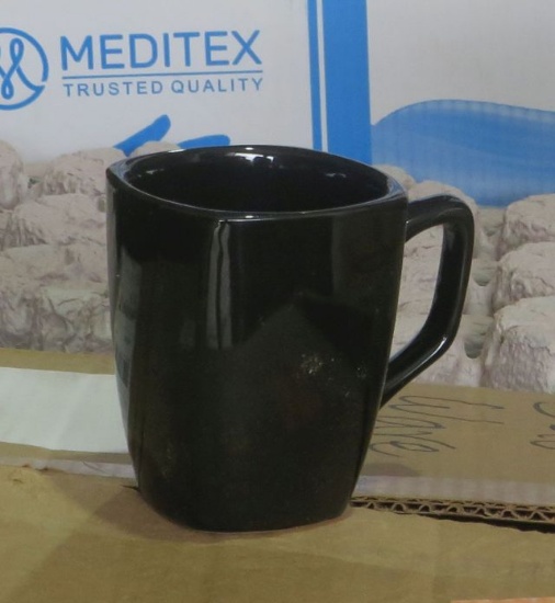 1 case of 36 coffee mugs (black)