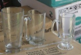 1 case of 12 mixed glasses