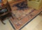 contemporary wool blend fringed rug 9 x 14