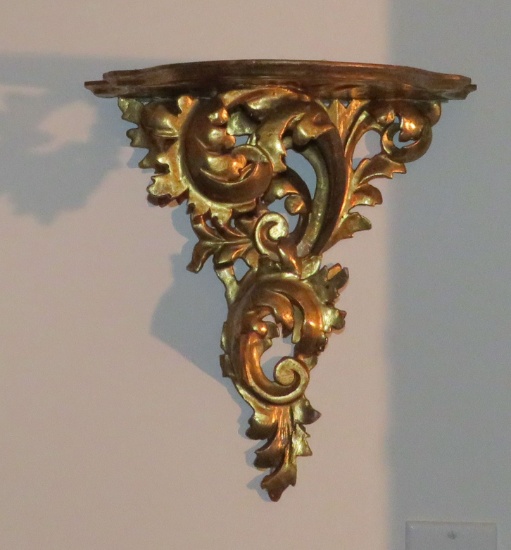 decorative wall shelf 13”H x 12”W x 7”D