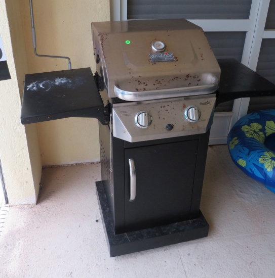 Char-Broil two-burner gas grill, 27”W.