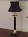 Single bulb table lamp. 21” H x 8