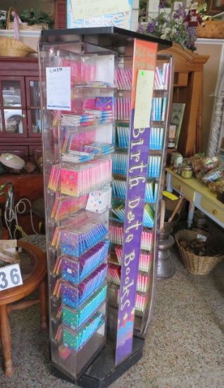 Spinner Rack of Collector birthday Books