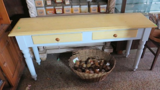Sofa Table with drawers