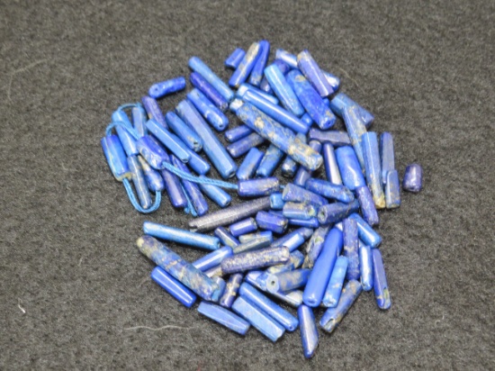 Lapis Lazuli tubes for jewelry making