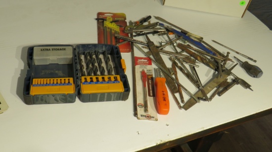 drill grouping - drill index, mixed drill bits, hex wrenches