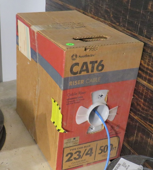 partial 500' box 23/4 Cat 6 riser wire