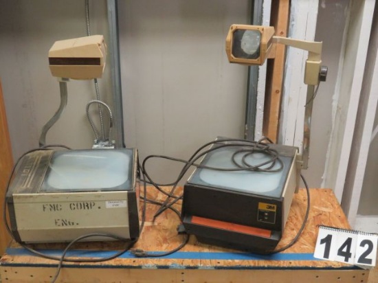 Pair of Overhead Projectors (for Parts or Repair)
