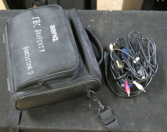 Ben Q Video Projector Back & Cables(No Projector)