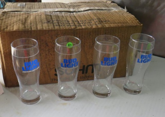 Bud Light beer glasses