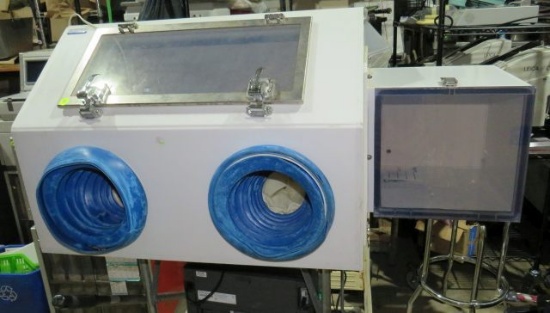 Cleatech Glove Box laboratory work station for super clean processes.  This item located at 4745 ...