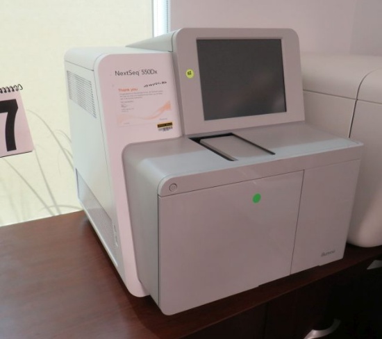 Illumina NextSeq 550dx Sequencing System.   Item started up, but we could not get past the second...