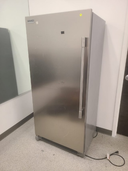 Electrolux stainless 33" wide 18.9 cu ft commercial refrigerator.  Mfg 2018