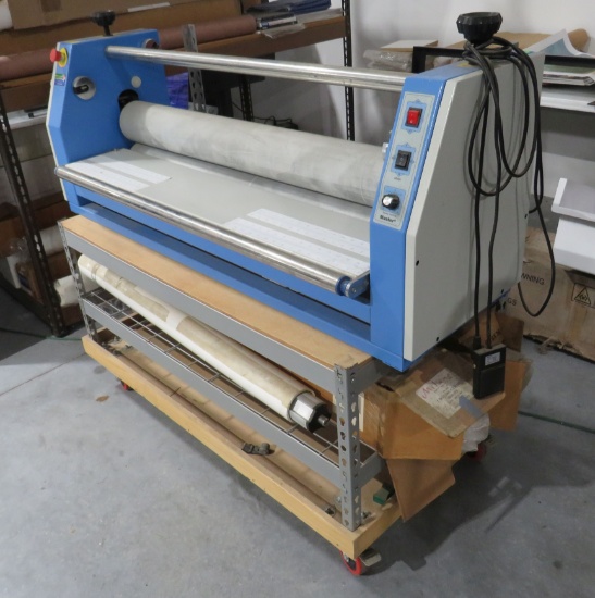 Master Laminator model AK400 Master Wort Cold Laminator on wood stand with casters (good working ...