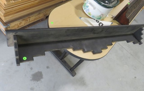 wood wall shelf 48" x 6" deep