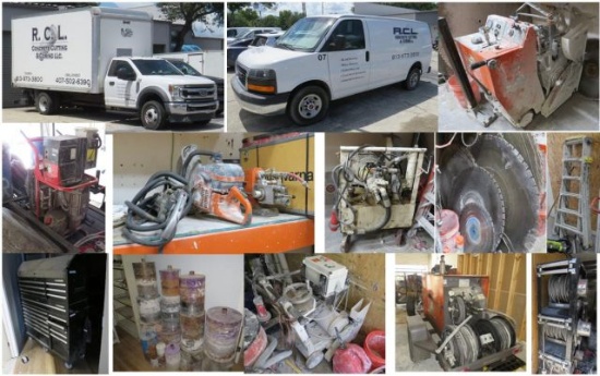 RCL Concrete Cutting & Coring Liquidation