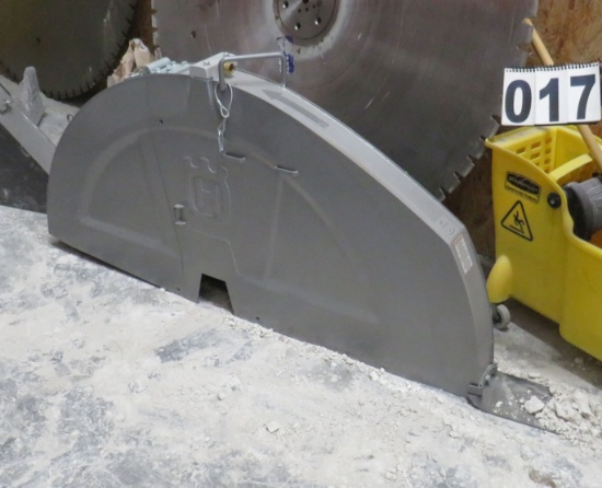 new Husqvarna 24" concrete saw blade cover
