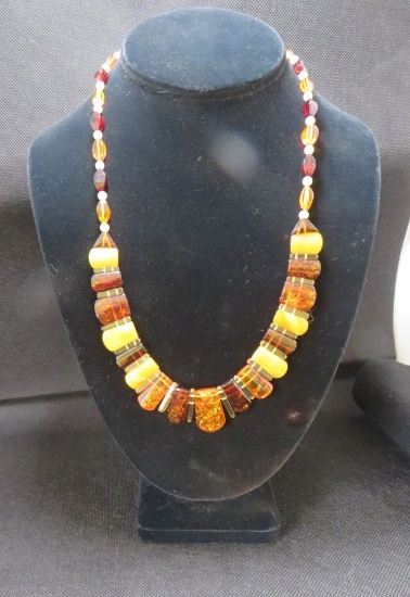 Amber Necklace, 20"