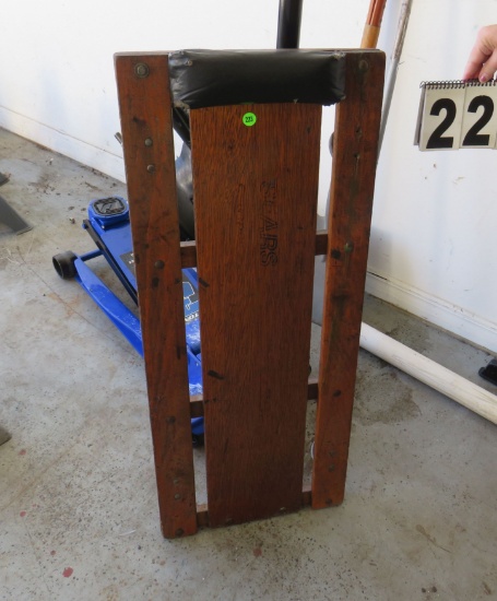Sears professional mechanics hardwood creeper