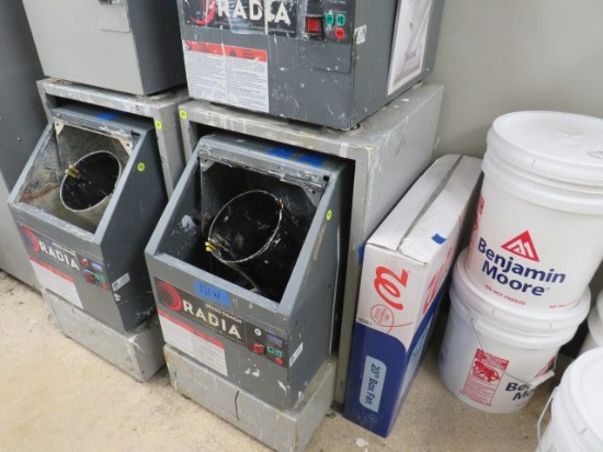 heavy duty steel cabinet for 1 gallon paint mixers