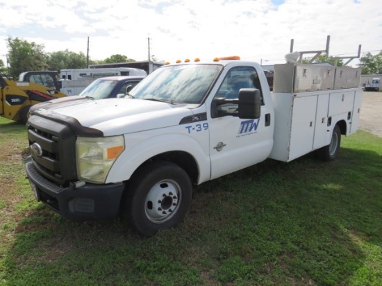 2011 Ford F350 diesel service truck with 6.7 Power Stroke diesel engine