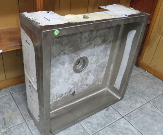 new stainless steel sink 27" x 27" w x 10" deep
