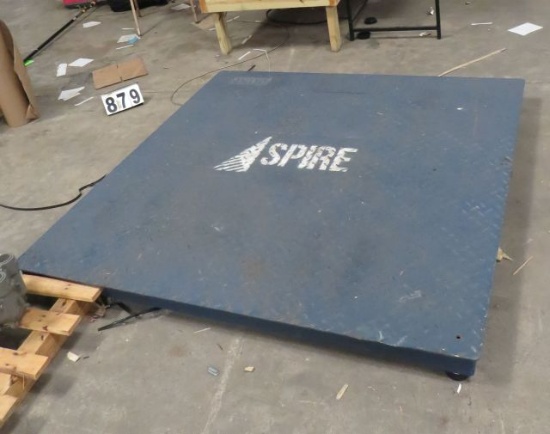 4000 lb. platform scale with digital read out model LP7510A 5x5 platform tests good