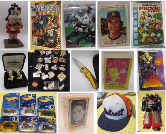 Estate Sports, Hot Wheels, Disney Collectibles