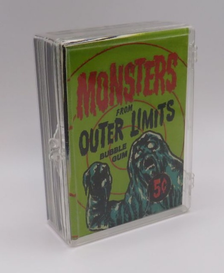 Monsters bubble gum Official Outer Limits limited edition reprint set #1084 of 5000