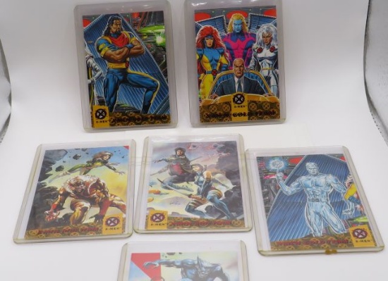 1994 Marvel 6 card set of Xmen Blue Team