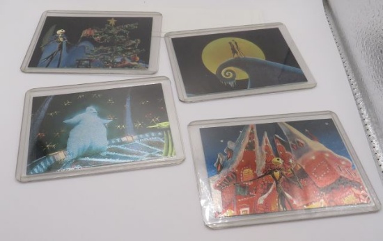 set of 4  Skybox "The Night Before Christmas" trading cards