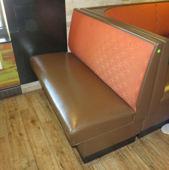single back booth 46" w
