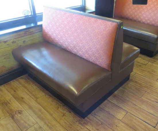 double back booth 46" w