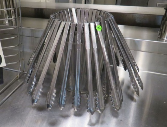 stainless steel bread tongs