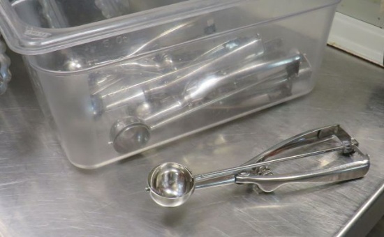 choice scoopers with plastic container