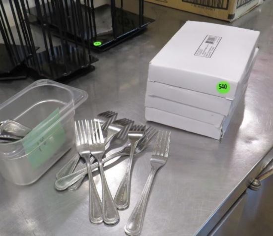 new sinless steel salad forks