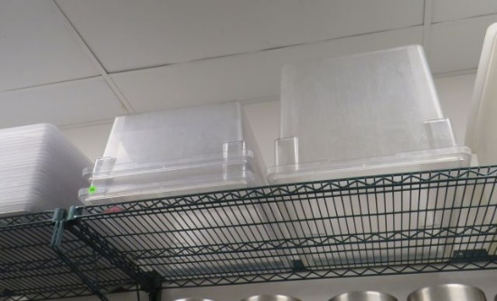 clear plastic full pan inserts