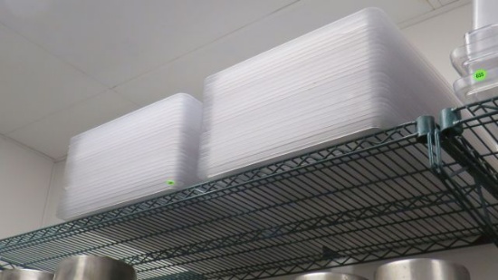 clear plastic full pan lids