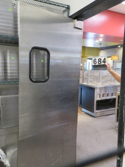 Eliason 2 way swing stainless jacketed kitchen door