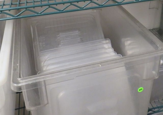 20 cwch plastic salad bar lids (comes with plastic full container