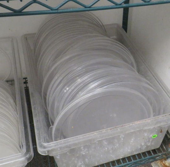 plastic rfscwc12 12" lid for plastic containers (comes with plastic full size container