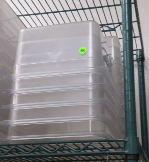 1/2 x 6" plastic salad bar pans