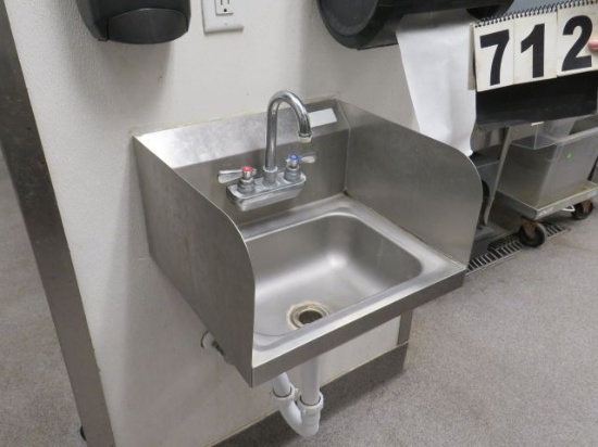 stainless steel hand wash sink