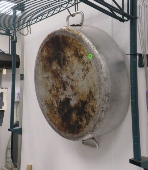 heavy duty commercial aluminum cook pot 20" diameter x 6" deep