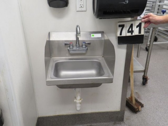stainless steel hand wash sink