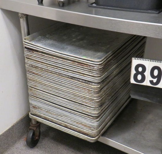 aluminum 25" x 17" full sheet pans