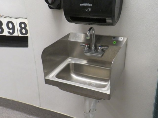 stainless steel hand wash sink